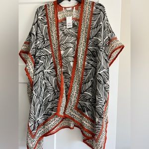 BEAUTIFUL NWT Ruana/Swim Coverup!